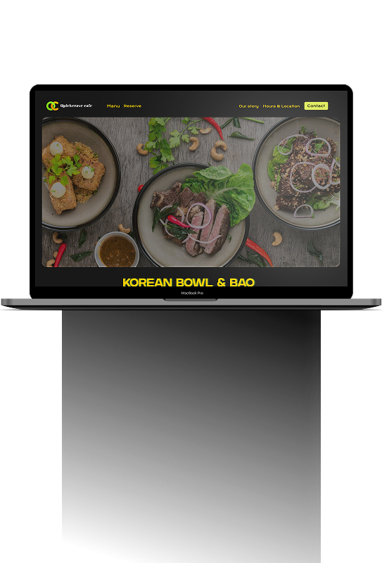 Quickcrave Cafe Website Preview